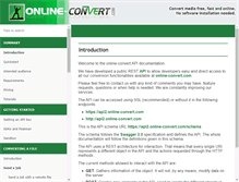 Tablet Screenshot of api.online-convert.com