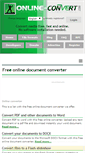Mobile Screenshot of document.online-convert.com