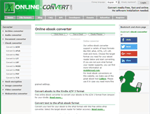 Tablet Screenshot of ebook.online-convert.com