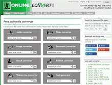 Tablet Screenshot of online-convert.com
